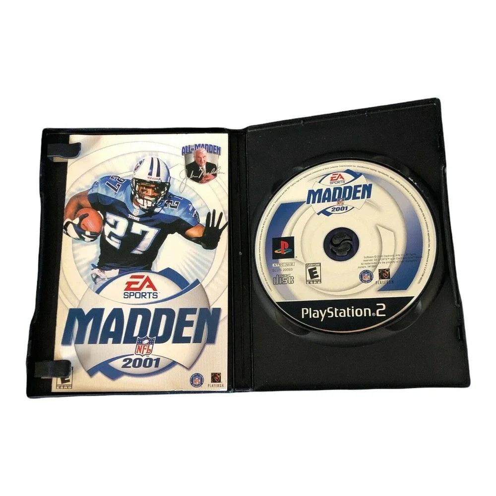 Madden 2001 Football PLAYSTATION 2 (PS2) Sports (Video Game) With Manual‎